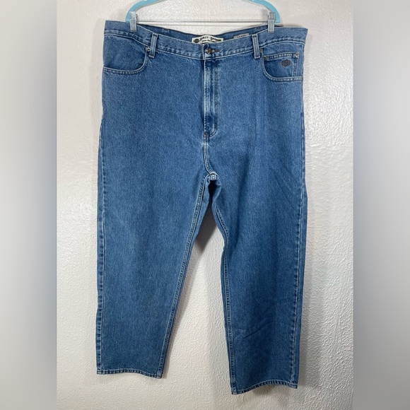 Harley Davidson Relaxed Fit Denim Jeans Mens 44X32 - Picture 1 of 15